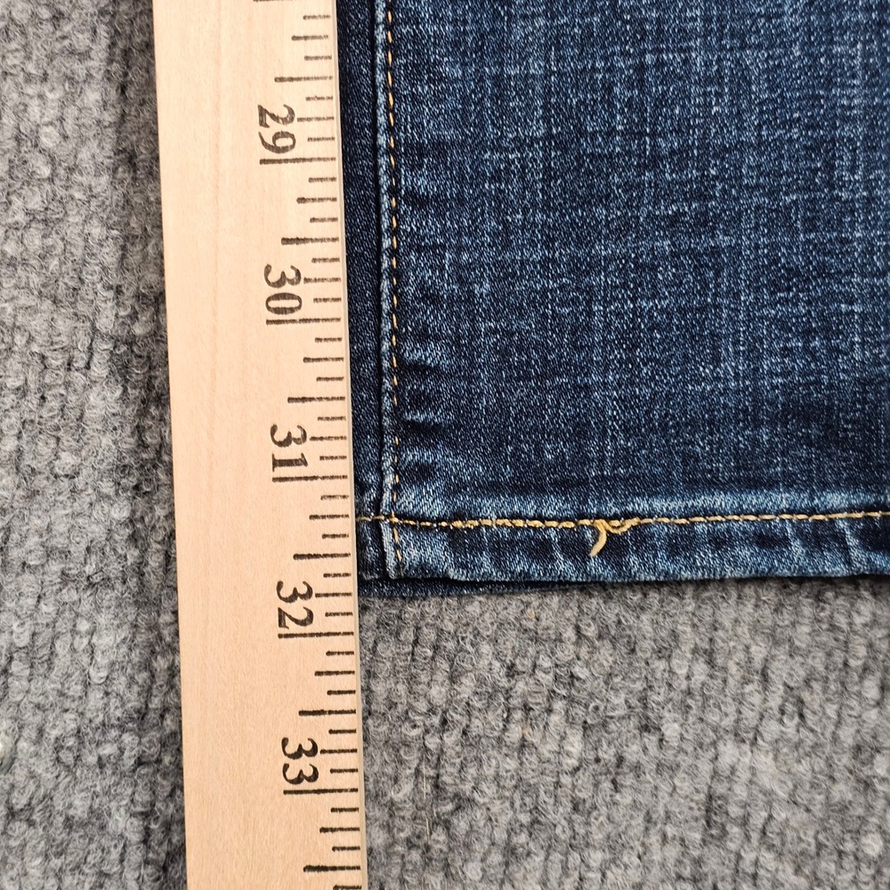 Levi's 721 High Rise Skinny Jeans Women 34x32 Blue Story Stretch Dark Wash Denim - Picture 11 of 13